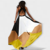 Nava  ™ ｜ Dlhé šaty s odhaleným chrbtom