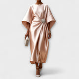 Hedviga ™ ｜Luxusné lesklé saténové večerné šaty