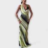 Eliána ™ ｜Klasické Tie-Dye Gradient Maxi Šaty