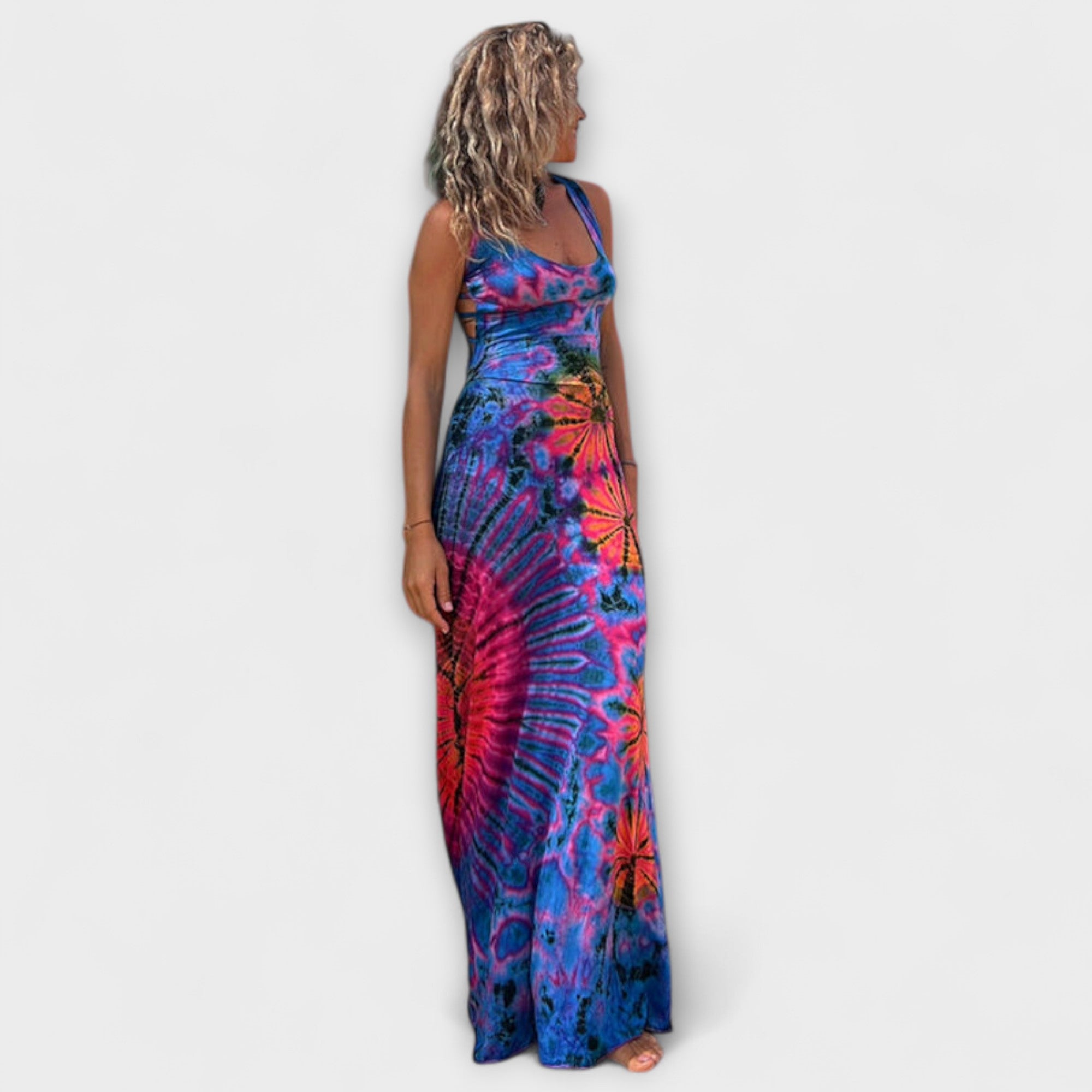 Ronja  ™ ｜ La Bamba Tie-Dye Print Maxikrása