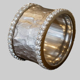 IRENA | VINTAGE STRIEBORNÝ PRSTEŇ S ZIRKÓNMI