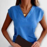 Eliška ™ ｜Dámske letné tričko s V-výstrihom a voľnými rukávmi