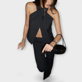 Juni ™ ｜Krížový halter top