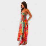 Audrey - Šaty s kvetinovým vzorom na ramienkach pre dámy - Štýlové a zvodné