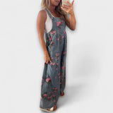 Bethany ™ ｜ Kvetinový vzor voľné denimové nohavice