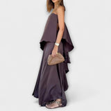 Ruby ™ ｜ Štýlový top bez ramienok a sukňa