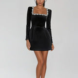 Emília™ | Zamatové minišaty