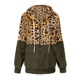 Lea™ ｜ Fleecekapuzenpullover s leopardím dizajnom