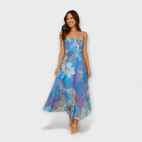 Audrey - Šaty s kvetinovým vzorom na ramienkach pre dámy - Štýlové a zvodné