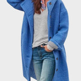 Alena™ ｜Bunda s gombíkmi a kapucňou