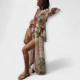 Tracey ™ ｜Bindetunika Maxikleid