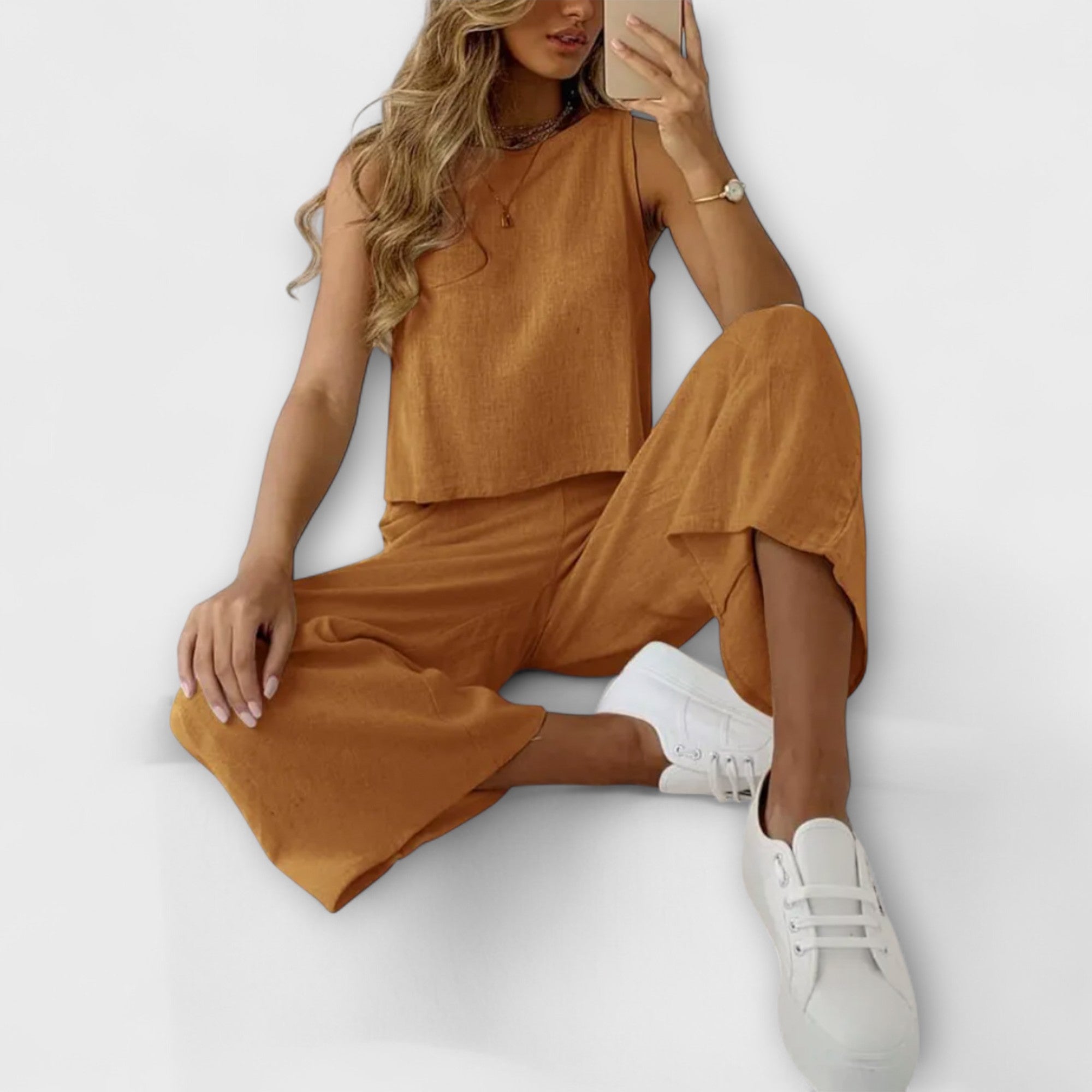 Milena ™ ｜Linen-Duo-Set