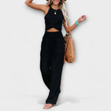 Julie ™ ｜Vzdušné a elegantné nohavice