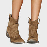 Lucia ™ ｜členkové topánky zo semišovej kože