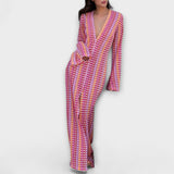 Elina  ™ ｜ Maxi šaty s V-výstrihom a dovolenkovou atmosférou