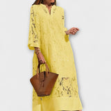 Valmere  ™ ｜Dahlia Vyšívané Šaty