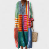 Lia  ™ ｜Elegantné šaty s geometrickým dizajnom