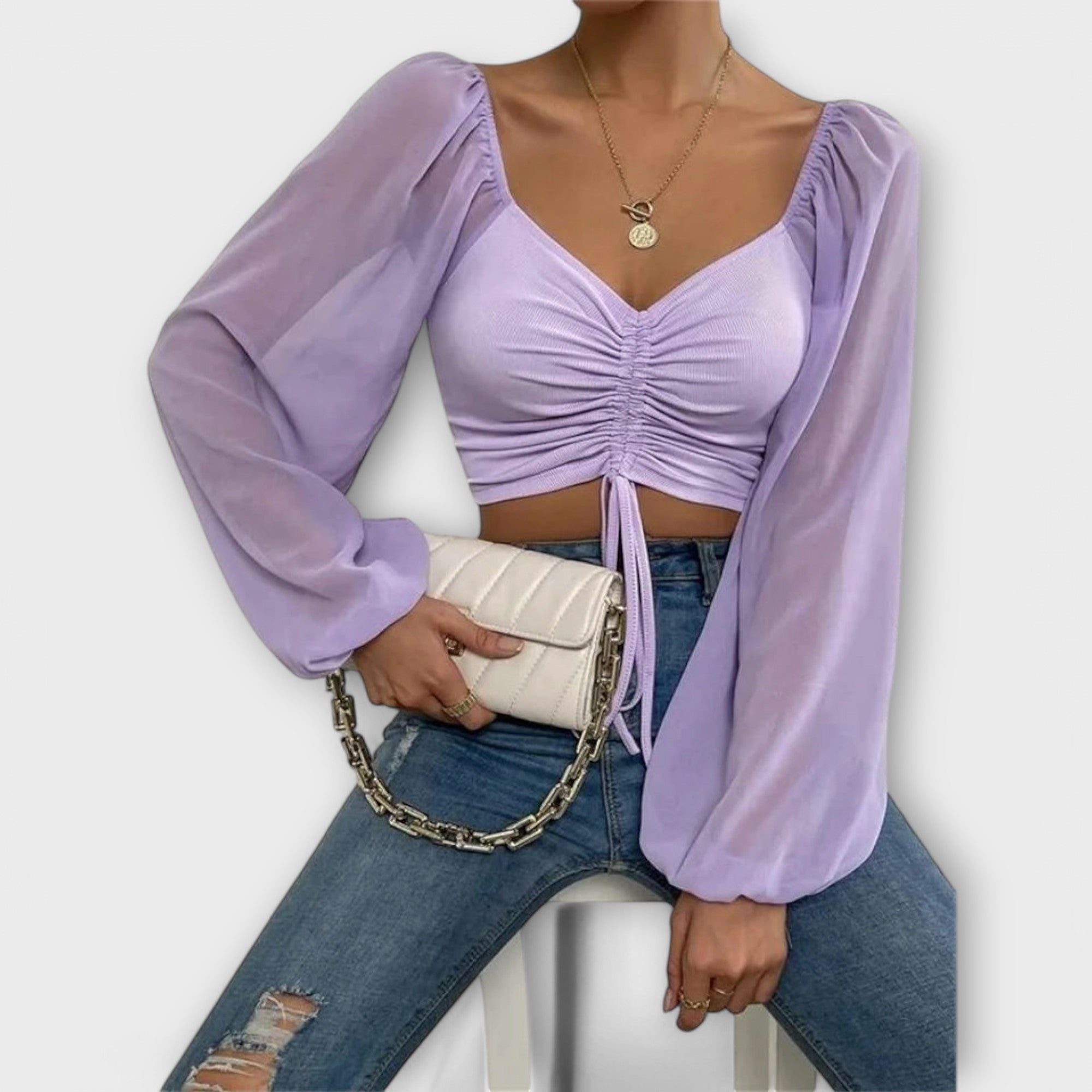 Jacqueline ™ ｜Univerzálna večerná blúzka