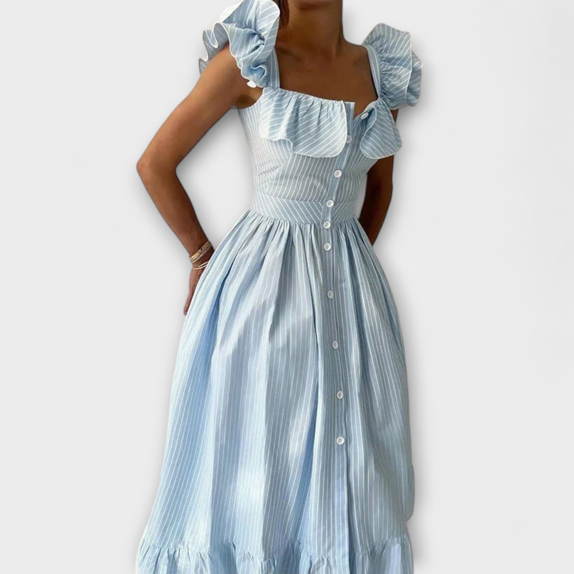 Lia  ™ ｜Rüschenshirt Šaty