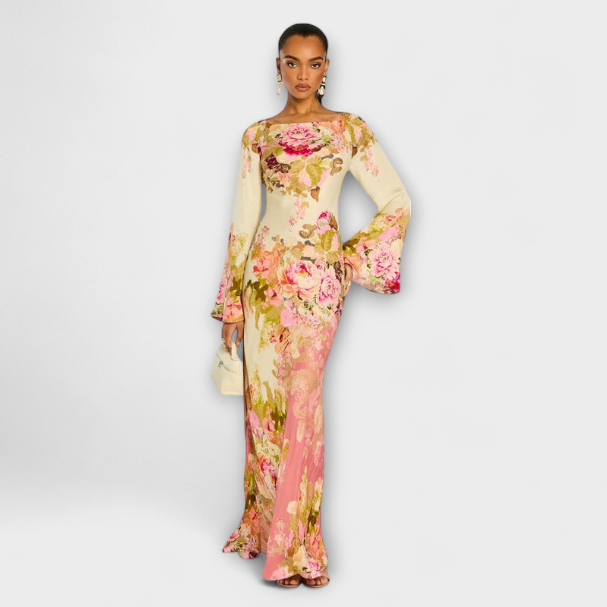 Kelly  ™ ｜Maxi šaty na záhradné párty