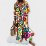 Lila ™ ｜Lichotivé maxikabát s pokrytím brucha