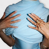 Elenka ™ ｜Dlhé šaty s rolákovým golierom