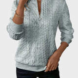 Alena™| Dámsky pletený sveter na zips