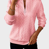 Alena™| Dámsky pletený sveter na zips