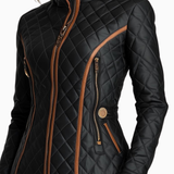 Lillian™ | Prešívaná bunda s diamantovým prešívaním