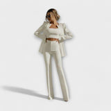 Selina ™ ｜ Štýlová 3-dielna súprava (Blazer, Top, Nohavice)