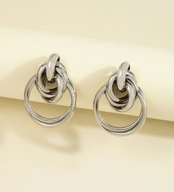 NÁUŠNICE ZLATÉ PREPOJENÉ KRÚŽKY