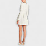 Wren ™ ｜Mini šaty z mäkkého sametu s ozdobou z drahokamov