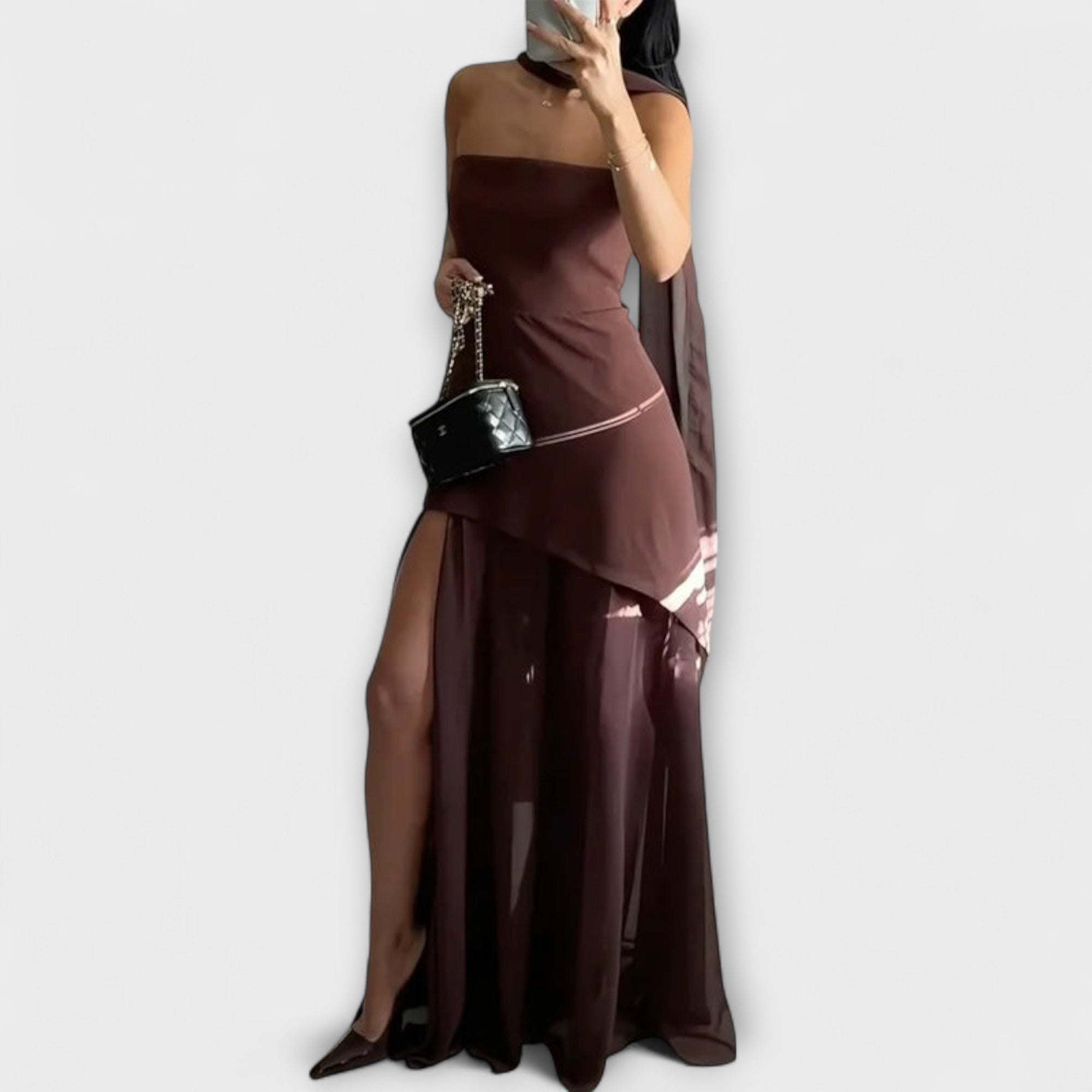 Goldie  ™ ｜Maxi šaty z chiffon