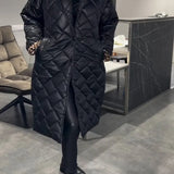 Ofira™ | Obojstranný prešívaný kabát s leopardovou podšívkou