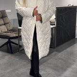 Ofira™ | Obojstranný prešívaný kabát s leopardovou podšívkou