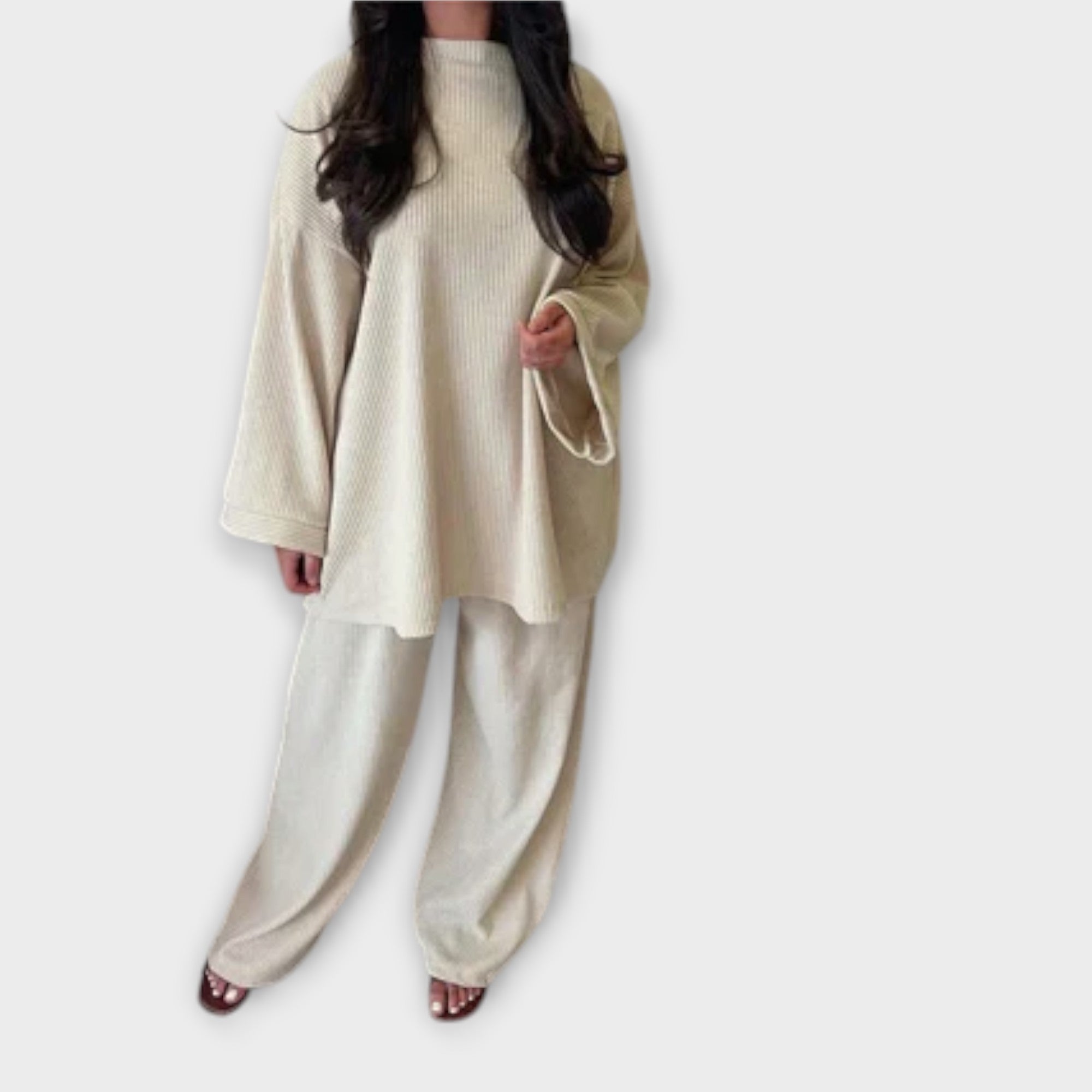 Ingrid ™ ｜Set v nadmernej veľkosti - Rífsovaný štýl