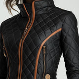 Lillian™ | Prešívaná bunda s diamantovým prešívaním