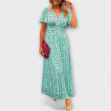 Elsie ™ ｜ Klasické šaty s V-výstrihom