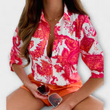 Antónia™ ｜Blúzka s klasickým golierom